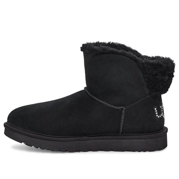 (WMNS) UGG Classic Bling Mini Snow Boots Black 1118839-BLK