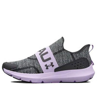 (GS) Under Armour Surge 3 Slip 'Jet Grey Nebula Purple' 3026531-102