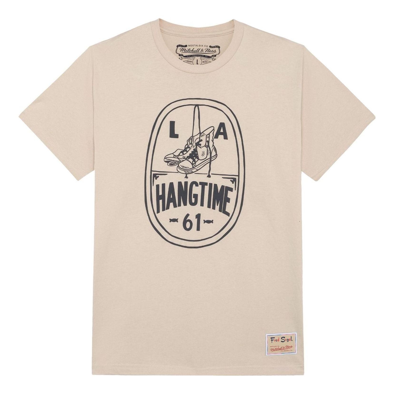 Mitchell & Ness x Fred Segal T-Shirt 'Beige' BMTRLD21105-CLBCREA