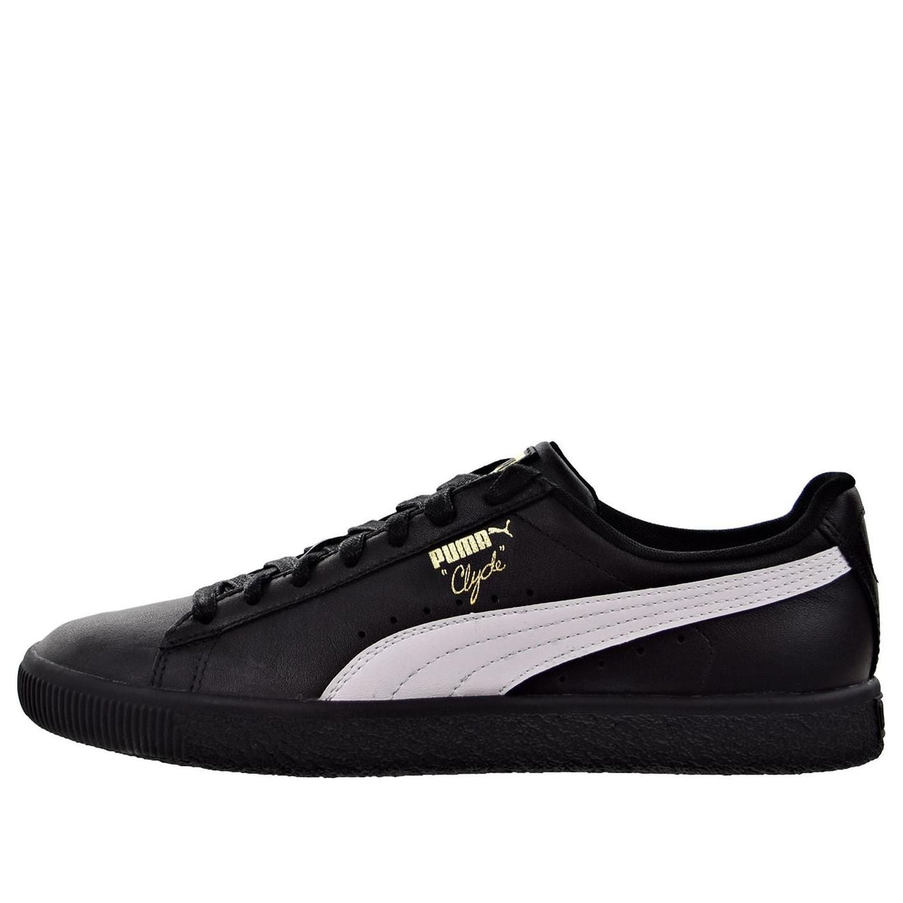 (GS) PUMA Clyde Core L Foil 'Black White' 364661-02