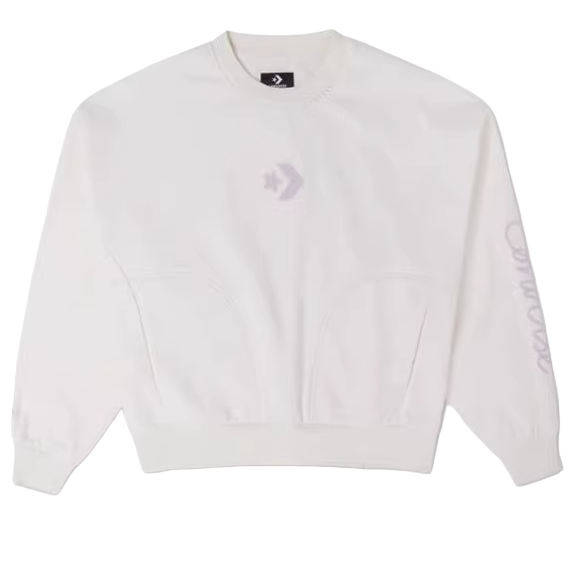 (WMNS) Converse Chuck Taylor Pullover 'White' 10025516-A01