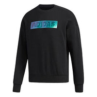 adidas Athleisure Casual Sports Round Neck Pullover Knit Black FM9426
