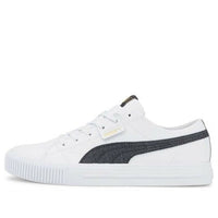 PUMA Ever Fs Denim Casual Skateboarding Shoes Unisex White Black 387279-02