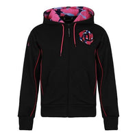 adidas Basketball Sports Printing Knit Hooded Jacket Black FM0024