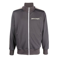 Palm Angels FW22 Classic Track Jacket 'Grey Off White' PMBD001F22FAB0020703