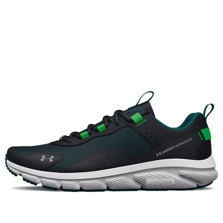 Under Armour Charged Verssert Reflect Running Shoes 'Black Green' 3026809-001