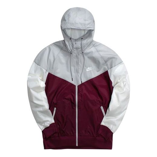 Nike DIWWear HE Windrunner Hoody Jacket Red Wine red AR2192-681