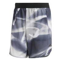 adidas Designed For Training HEAT.RDY HIIT Allover Print Training Shorts 'Sliver Black' IC2039