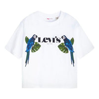 Levis x FARM Rio Crossover Alphabet Printing Short Sleeve White 87156-0001