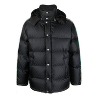 Gucci GG Nylon Jacquard Jacket With Web 'Black' 715519-Z8A50-1043