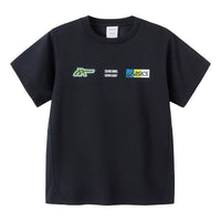 (GS) ASICS Multi-Logo T-Shirt 'Black' 332241175028-001
