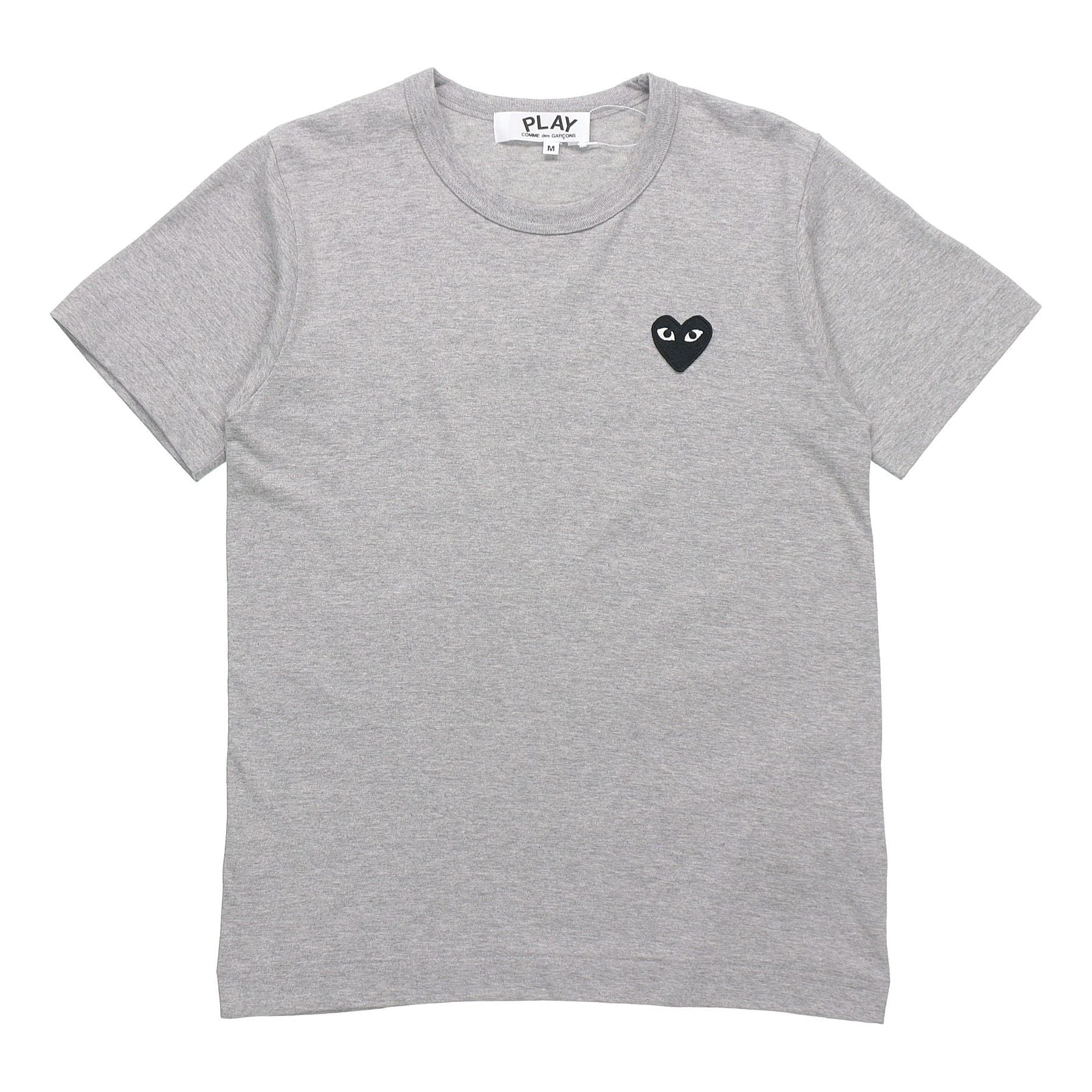 (WMNS) COMME des GARCONS PLAY Small Logo Short Sleeve Tee 'Grey' AZ-T075-051-1