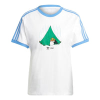 (WMNS) adidas Originals x Moomin 3-Stripe T-Shirt Asia Sizing 'White' IB9938
