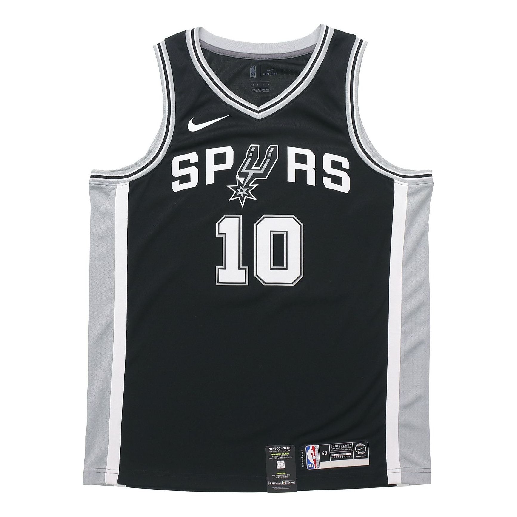 Nike NBA Jersey Icon Edition Swingman SW Fan Edition San Antonio Spurs 1 0 Basketball Black 864509-018
