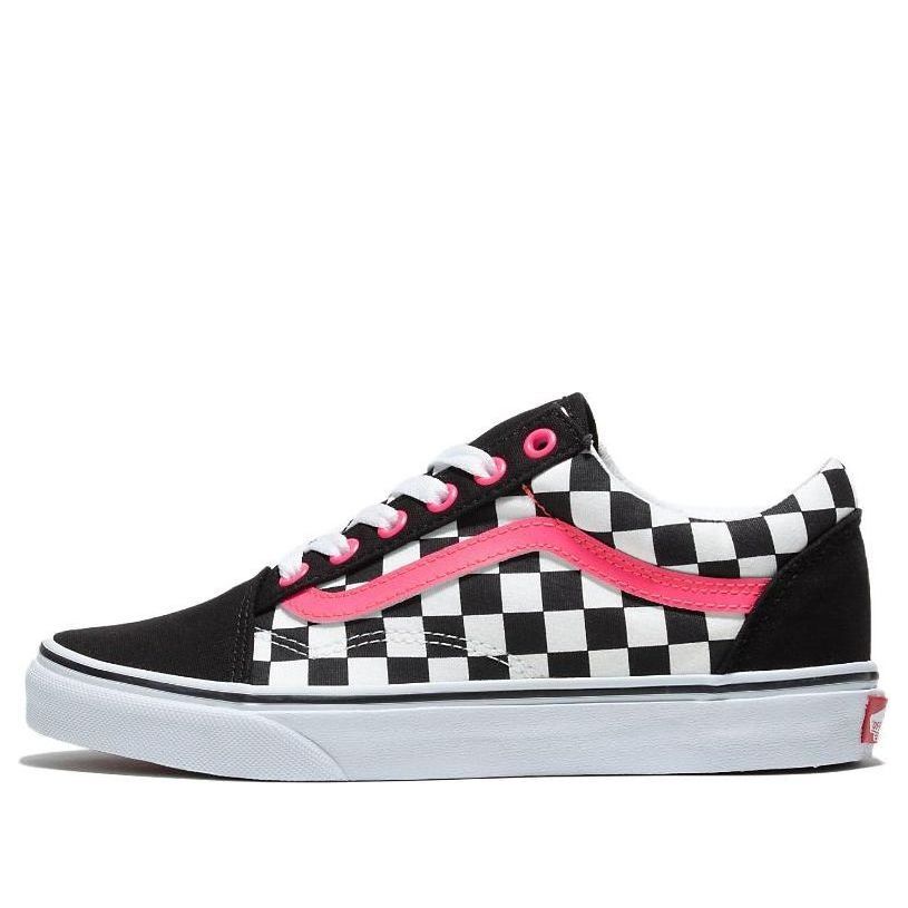 Vans Old Skool Skateboarding Shoes 'Black White Pink' VN0A3VC1446