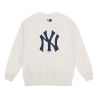 MLB NY Classical Printing Long-Sleeve Fleece Unisex White 31MTC2941-50I