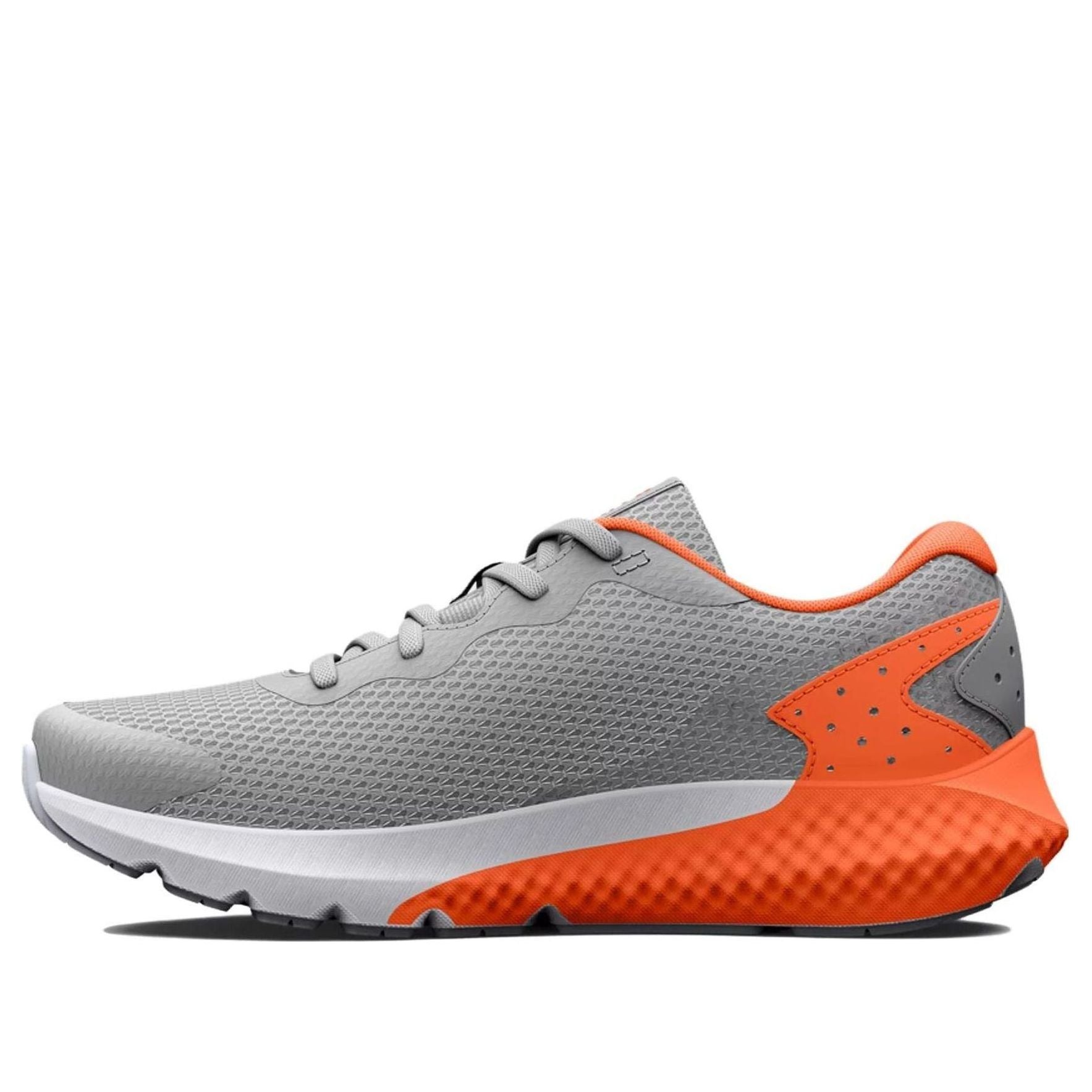 (PS) Under Armour Charged Rogue 3 'Grey Orange Blast' 3024982-103
