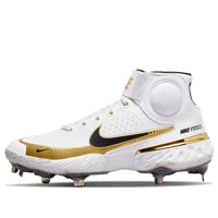 Nike Alpha Huarache Elite 3 Mid 'White Metallic Gold' CV3550-106