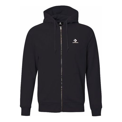 Men's Converse Casual Sports Breathable Jacket Black 10020341-A01