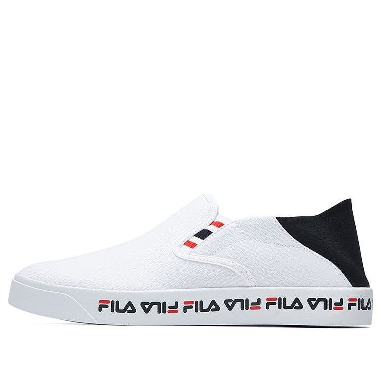 FILA Graffiti Logo Low-Canvas Shoes White F62M021301FWT