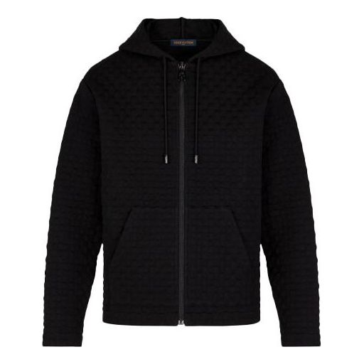 LOUIS VUITTON Lvse Damie Full Zip For Men Black 1A8HCD