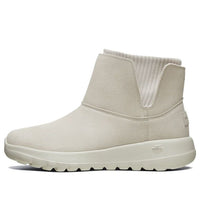 (WMNS) Skechers One The Go Socks Stitching Short Boots 'Grey' 16605-NAT