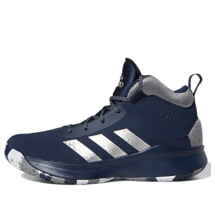 (GS) adidas Cross Em Up 5 Wide K 'Blue White Gray' FW8983