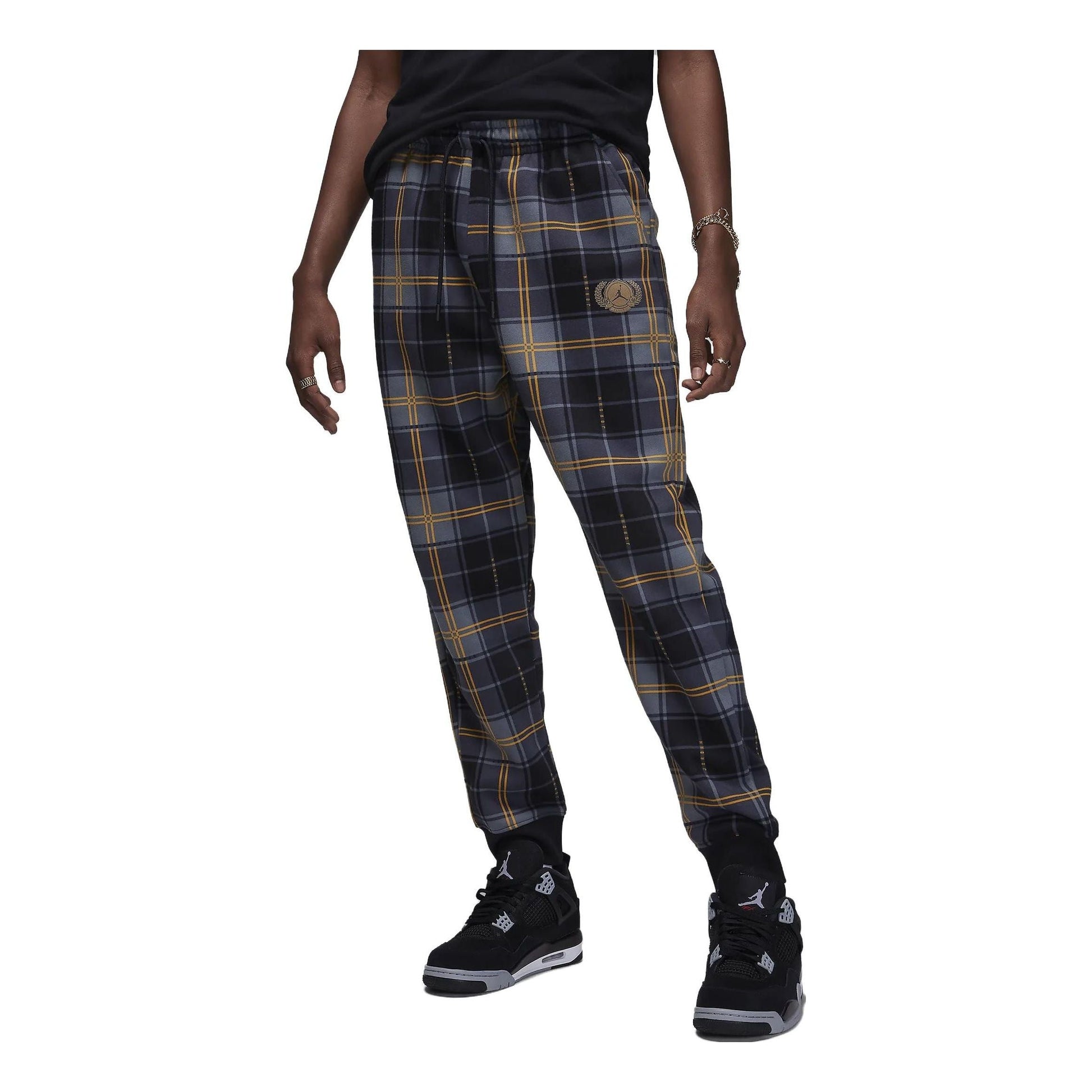 Air Jordan Essential Holiday Sweatpants 'Black Gold' DV9388-010