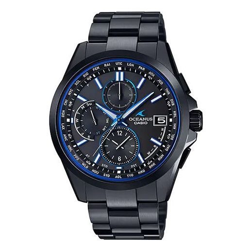Casio Analog Watch 'Black Royal Blue' OCW-T2600B-1AJF