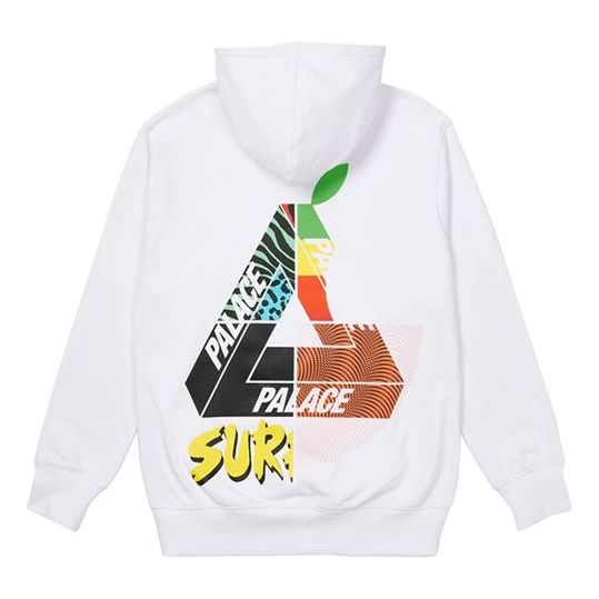 PALACE Max Up Hood White Triangle Logo Printing Unisex P20HD035