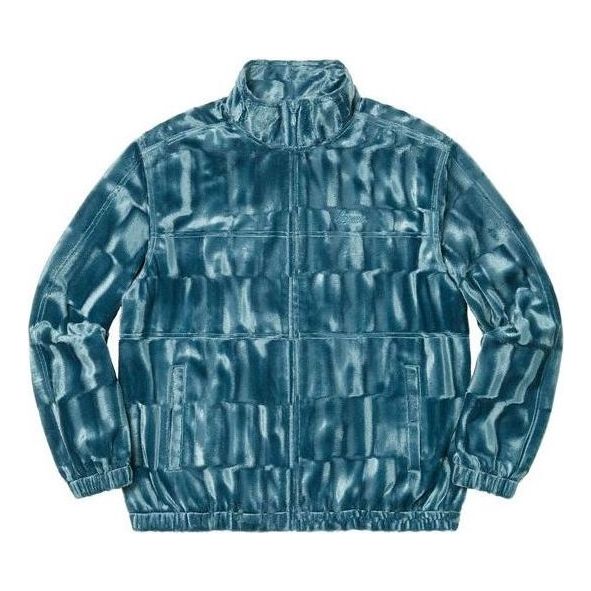 Supreme Velour Track Jacket 'Teal' SUP-FW21-143