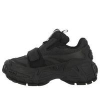 (WMNS) Off-White Glove Slip On Leather Sneaker 'Black' OWIA281C99LEA0011010