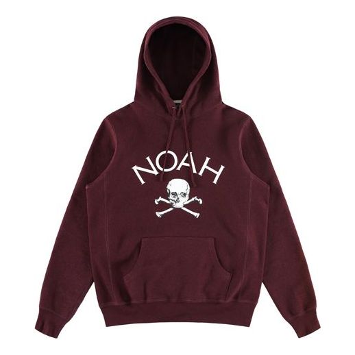 NOAH Unisex Nyc Jolly Roger Burgundy Heather Deep-Wine SS2FW19BRH