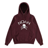 NOAH Unisex Nyc Jolly Roger Burgundy Heather Deep-Wine SS2FW19BRH