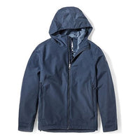 Men's Timberland waterproof Zipper Hooded Jacket Blue A29XA433