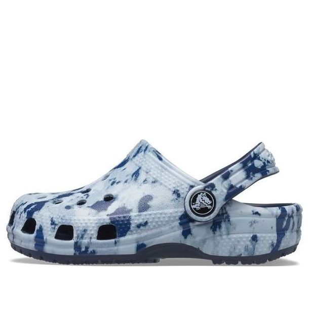 (GS) Crocs Classic Tie Dye Mania Clogs 'Marble Bue' 206486-95T