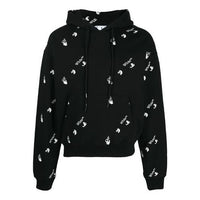 Off-White Men's SS21 Logo Sweatshirt Black OMBB037R21FLE0081001