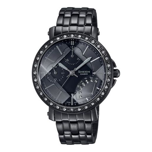 CASIO Female SHEEN Japan / South Korea Fashion Black Analog SHN-3011BB-1A