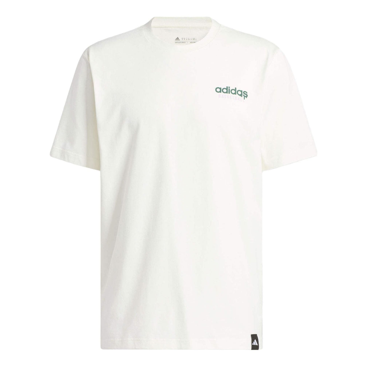 adidas Summer Melt Hoops Logo T-Shirt 'White' IN7439