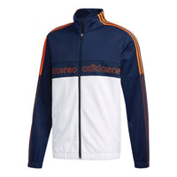 adidas neo Stand Collar Athleisure Casual Sports Stay Warm Running Training Windproof Jacket Blue White EI4648