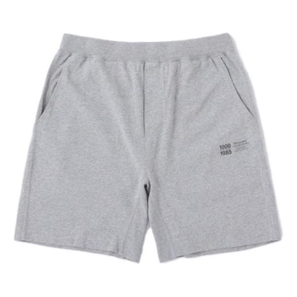 New Balance 1000 Shorts Regular Fit Asia Sizing 'Heather Grey' AMS35004-HGR