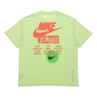 Men's Nike Sportswear Embroidered Logo Ribbed Round Neck Short Sleeve Light Lime T-Shirt DR1210-383