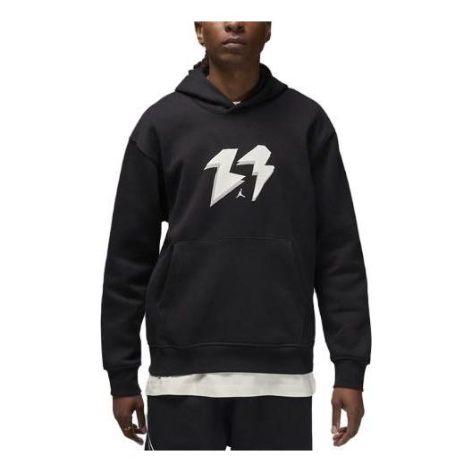 Air Jordan Flight MVP Fleece Pullover Hoodie 'Black' FB7021-010