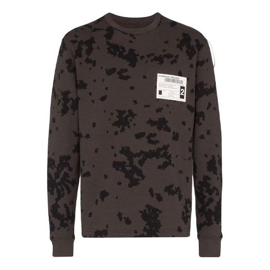 NEIGHBORHOOD Printing Round Neck Pullover Gray 192MBNHCSM01