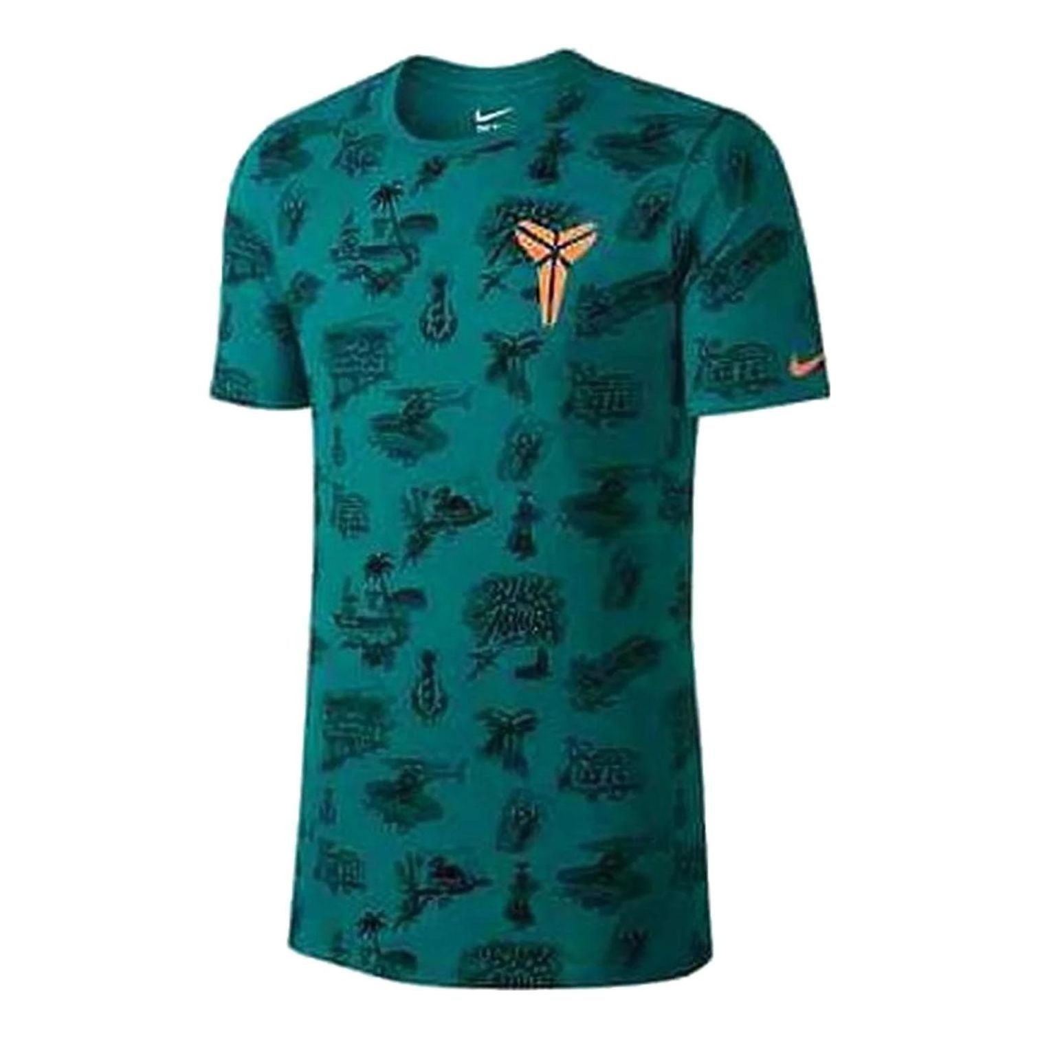 NIKE KOBE BRYANT Mamba logo graphic T-SHIRT 'Green Black' 689182-309