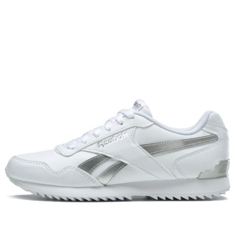 (WMNS) Reebok Royal Glide Ripple Clip 'White Grey' BS5819