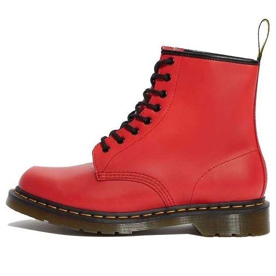 Dr. Martens 1460 Smooth Leather Lace Up Boots 'Red Black' 24614636