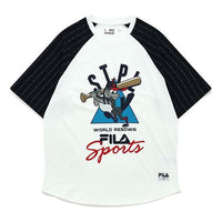 FILA Fusion x Staple Cartoon Printing T-Shirt 'White Black' T11M134105F-WT
