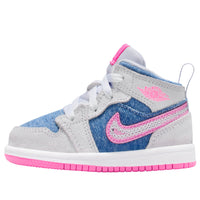 (TD) Air Jordan 1 Mid SE 'Denim Sequin' HQ2000-400