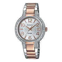 CASIO Female SHEEN Japan / South Korea Fashion Silver Analog SHE-4804SG-7A